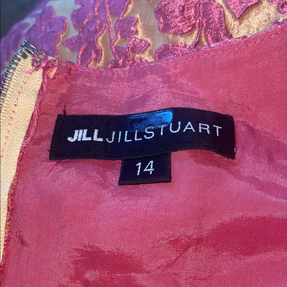 JILL JILL STUART Pink Floral Sweetheart Dress size 14 - Picture 11 of 14